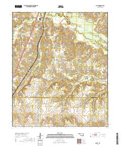 Caney 2018 topographic map thumbnail