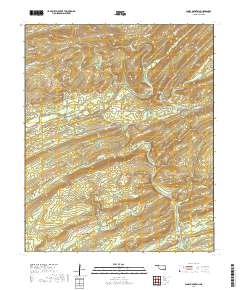 Caney Mountain 2019 topographic map thumbnail