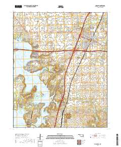 Checotah 2018 topographic map thumbnail