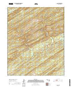 Cloudy 2019 topographic map thumbnail