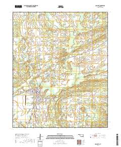 Coalgate 2018 topographic map thumbnail