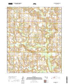 Comanche SE 2018 topographic map thumbnail