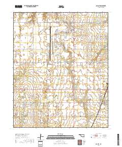 Dill City 2018 topographic map thumbnail