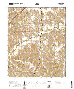 Ninnekah 2018 topographic map thumbnail