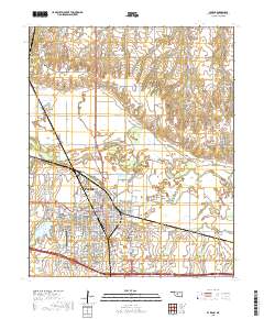 El Reno 2018 topographic map thumbnail