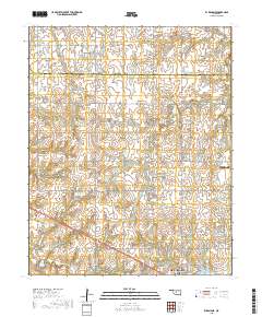 El Reno NE 2018 topographic map thumbnail