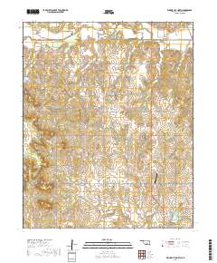 Elmore City North 2018 topographic map thumbnail