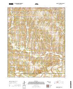 Elmore City South 2018 topographic map thumbnail