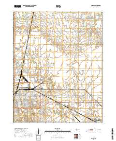 Enid East 2018 topographic map thumbnail
