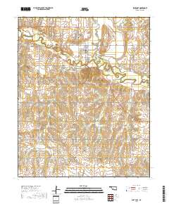 Fort Cobb 2018 topographic map thumbnail