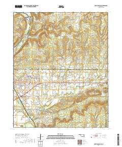 Fort Gibson Dam 2019 topographic map thumbnail