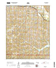 Harrah 2018 topographic map thumbnail