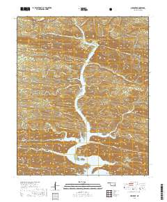 Hee Creek 2018 topographic map thumbnail