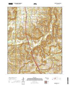 Henryetta SW 2018 topographic map thumbnail