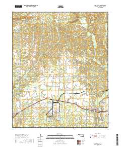 Fort Towson 2019 topographic map thumbnail