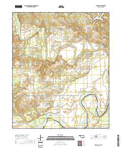 Frogville 2018 topographic map thumbnail