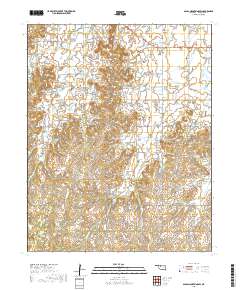 Glass Mountains SW 2018 topographic map thumbnail