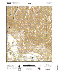 Horseshoe Lake 2018 topographic map thumbnail