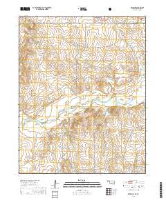 Keyes NW 2018 topographic map thumbnail
