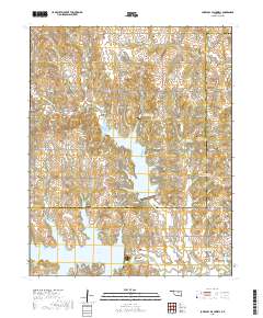 Lake Carl Blackwell 2018 topographic map thumbnail