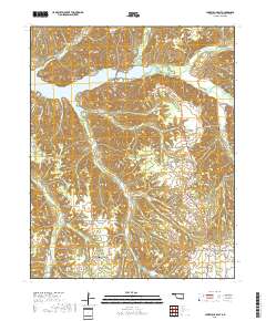 Lake Eucha East 2018 topographic map thumbnail