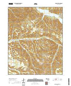Lake Eucha West 2018 topographic map thumbnail