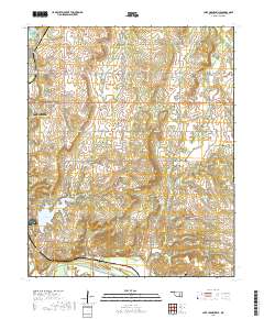 Lake Holdenville 2018 topographic map thumbnail