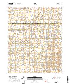 Laverne SW 2018 topographic map thumbnail