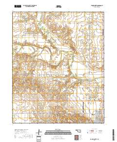 Mangum North 2018 topographic map thumbnail