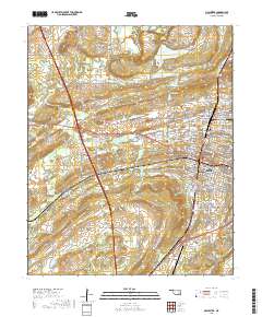 McAlester 2018 topographic map thumbnail