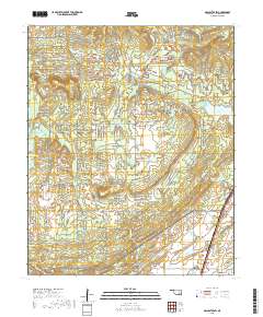 McAlester SW 2018 topographic map thumbnail