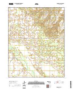 Mooreland SE 2018 topographic map thumbnail