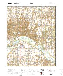 Taloga 2018 topographic map thumbnail