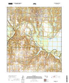 Tishomingo 2018 topographic map thumbnail