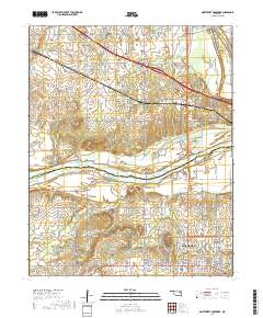 Northwest Muskogee 2019 topographic map thumbnail