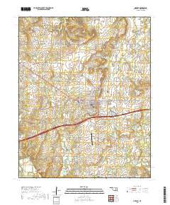 Okemah 2018 topographic map thumbnail