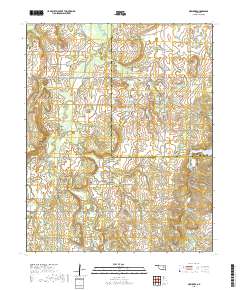 Okfuskee 2018 topographic map thumbnail