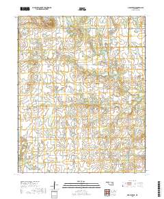 Okmulgee NE 2018 topographic map thumbnail