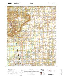 Okmulgee North 2018 topographic map thumbnail