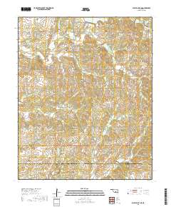 Pauls Valley NE 2018 topographic map thumbnail