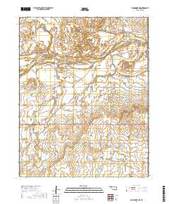 Pond Creek NW 2018 topographic map thumbnail