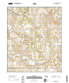 Post Oak Creek 2018 topographic map thumbnail