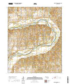 Prettyhair Creek 2018 topographic map thumbnail