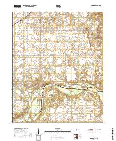 Quanah NE 2019 topographic map thumbnail