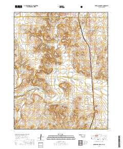 Razor Blade Mesa 2018 topographic map thumbnail