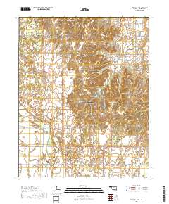 Watonga Lake 2018 topographic map thumbnail
