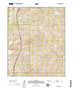 Roff South 2018 topographic map thumbnail