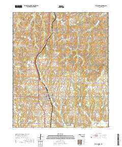 Rush Springs 2018 topographic map thumbnail