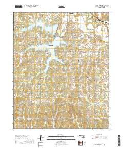 Shawnee Reservoir 2018 topographic map thumbnail