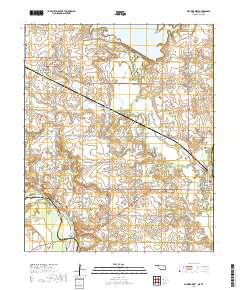 Waurika West 2019 topographic map thumbnail